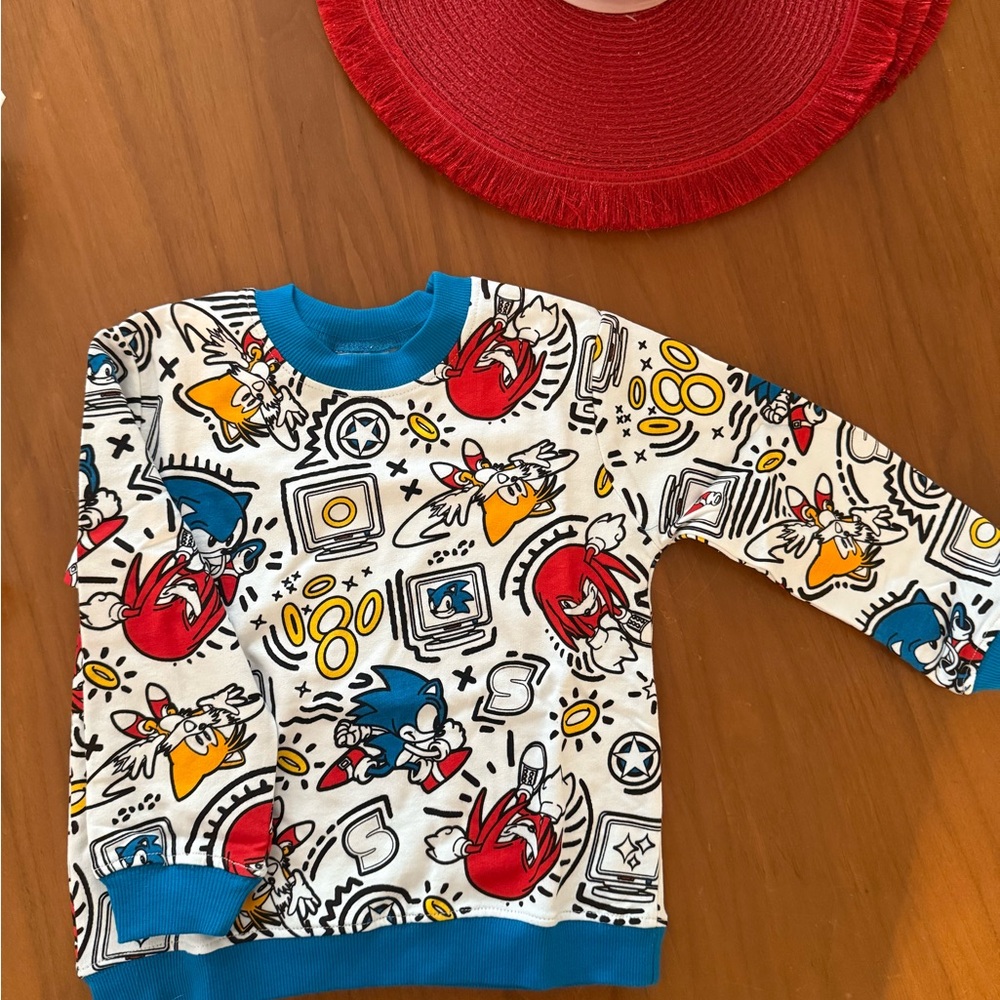 Colorful Cartoon Print Pajama Set - Picture 3 of 3